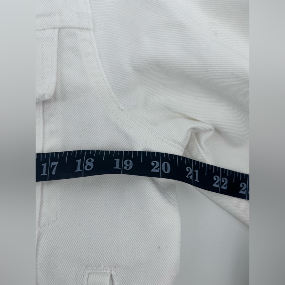 rag and bone White Destroyed denim jacket women Size Xs Oversized - Picture 11 of 13
